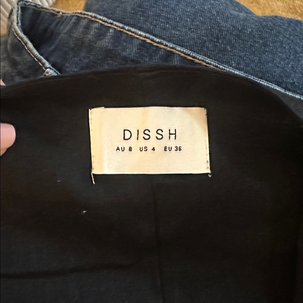 DISSH Black 100% Linen Vest - Picture 6 of 6